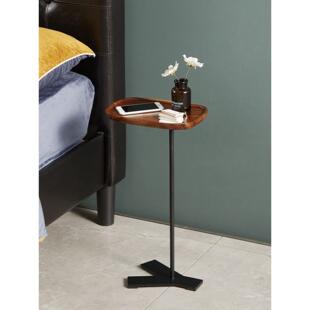 客厅沙发小边几20cm窄角几夹缝艺术迷你茶几可移动实木床头小桌子