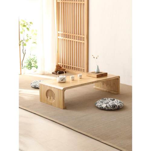 全实木凸窗桌，榻榻米咖啡桌，阳台小桌，康桌，中文学习桌，练走