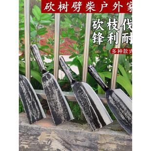 蔑铁匠高锰钢锻打高硬度砍柴刀高锰钢户外专用老式柴刀农用开路刀