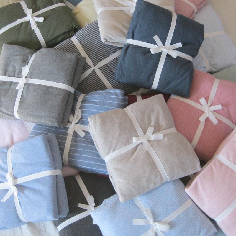 针织棉床笠单件纯棉加高天竺棉春秋裸睡全棉床单儿童亲肤柔软床罩