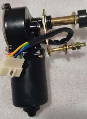 凯特拖拉机配件:554车雨刷电机12V5线LC-ZD1011A