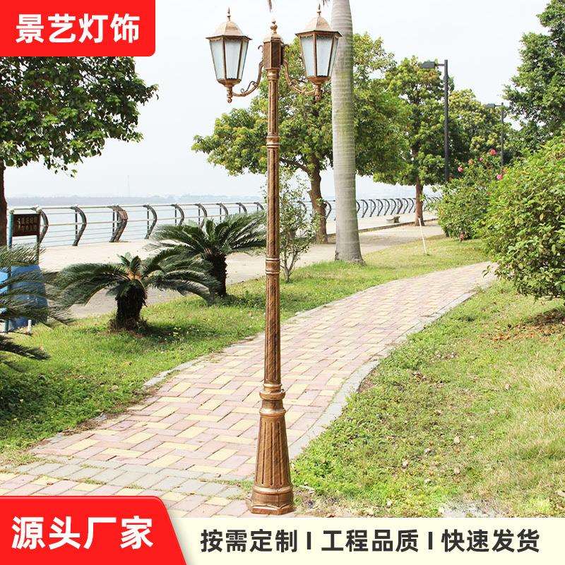 户外防水庭院灯路灯小区花园草坪灯别墅过道灯高杆景观灯六角led