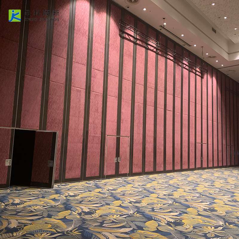 超高100型中式酒店活动隔断餐厅伸拉隔断墙大型宴会厅活动隔