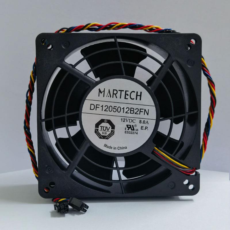MARTECH 12050 12V 滚珠 8.0A 12cm 双插头阿瓦隆1346散热风扇