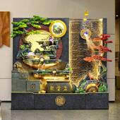 大型水幕墙背景墙假山循环水景观客厅室内玄关瀑布流水墙屏风摆件