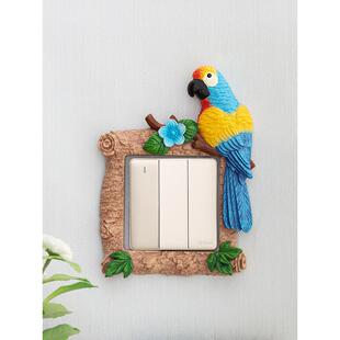 开关贴装饰框墙贴保护套遮挡欧式创意家用插座边框墙壁树脂奢华