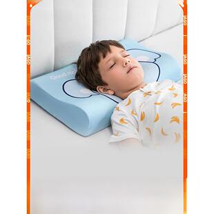 佳奥儿童天然乳胶枕头学生小孩专用青少年橡胶护颈椎助睡眠低枕芯