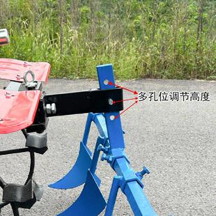 农机配件微耕机多头多行可调开沟器犁开沟机器工具