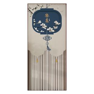 门帘隔断帘厨房卧室卫生间遮挡帘纱帘空调家用防蚊挡风挂帘 中式
