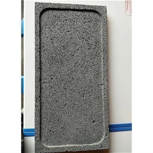 火山石烧烤石盘腾冲烧烤石板烤肉盘电炉用烤盘烤箱用方形碳烤盘