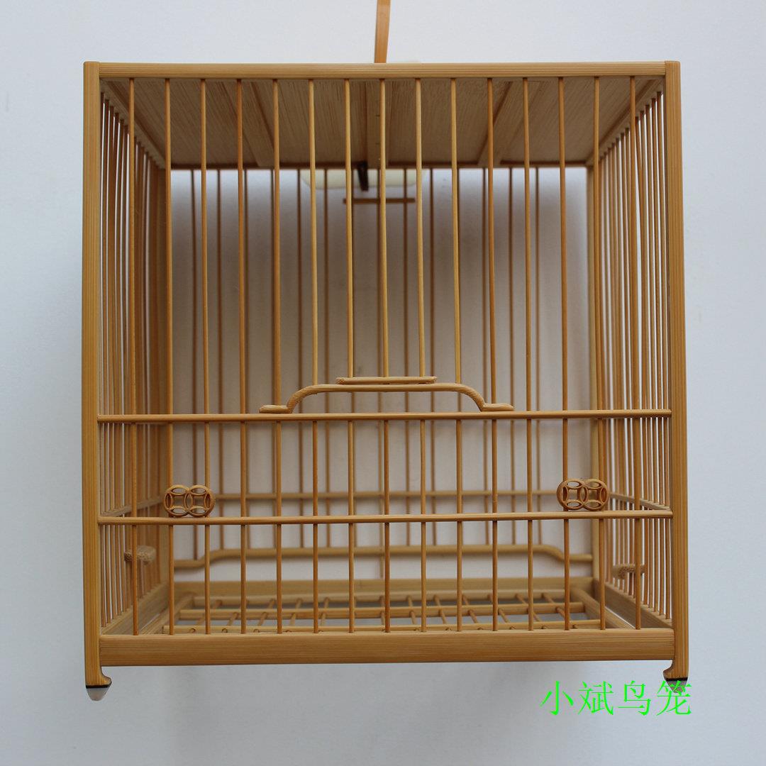 鸟笼绣眼笼竹制留青抛光老虎脚板笼南京款式榫头笼绣眼鸟笼苏式笼