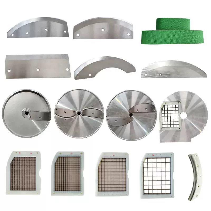 切菜机刀片801配件切片切丝大弯刀网格刀输送带丝刀盒组切丝片刀