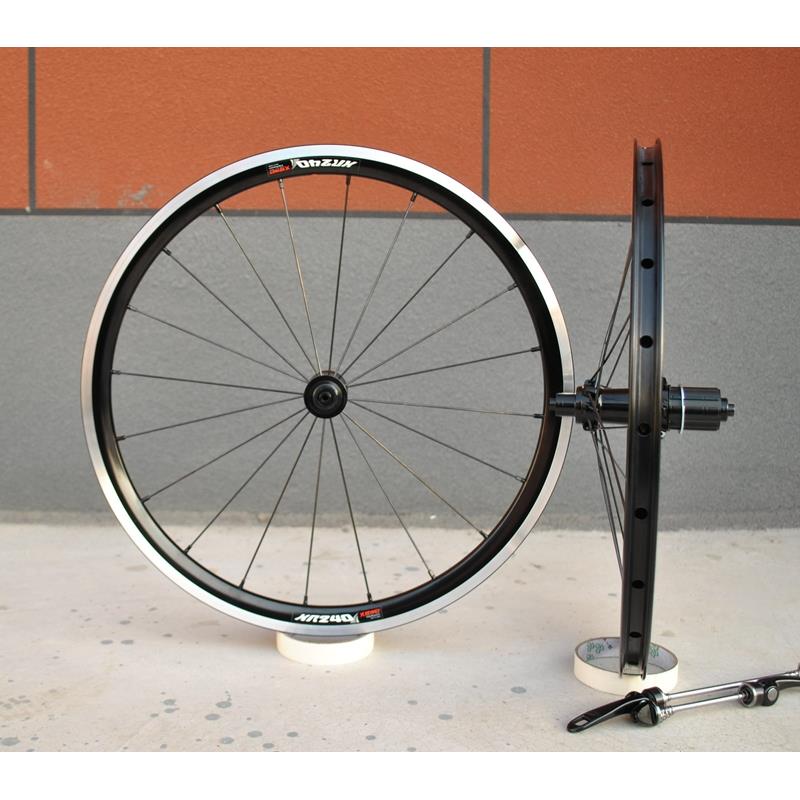 轱辘哥20寸406/451直头轮组NBR车圈SAPIM辐条折叠车改装棘轮结构