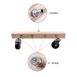 直销新款高压洗车水枪清洗机市政路面清洁专用喷枪头1/4活接快插
