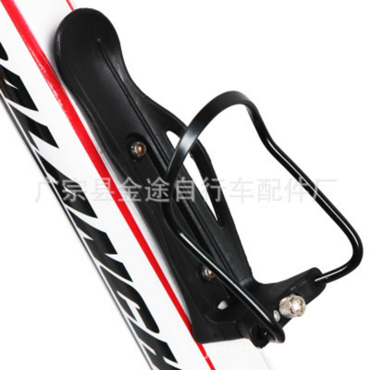 直销新款新款自行车可调水壶架铝合金水壶架子半铝支架大小水壶直