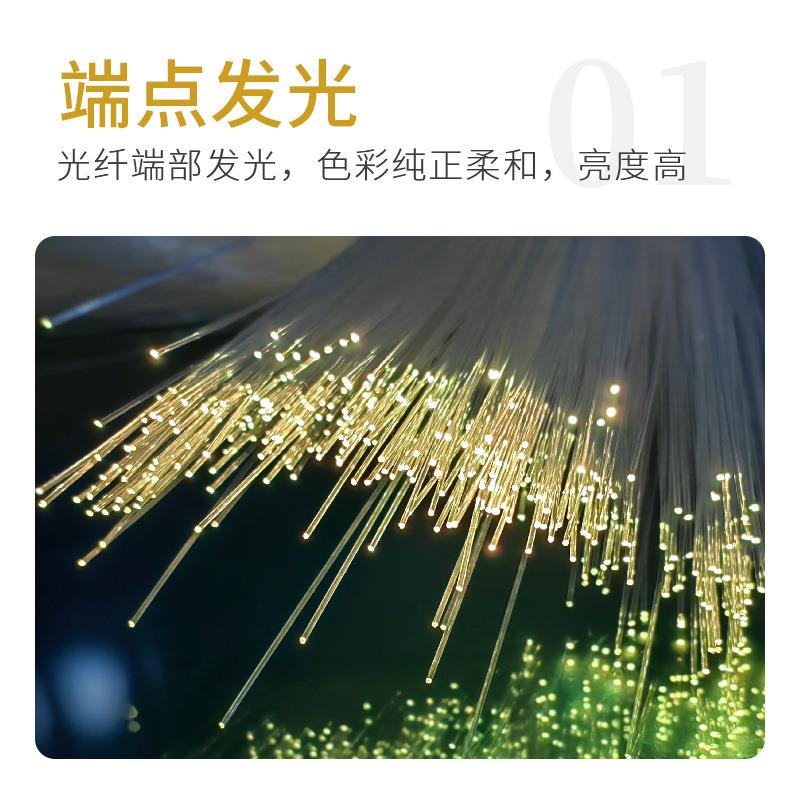 直销新款工厂影音室KTV光纤网红光纤灯用特制塑料光纤束通体发光