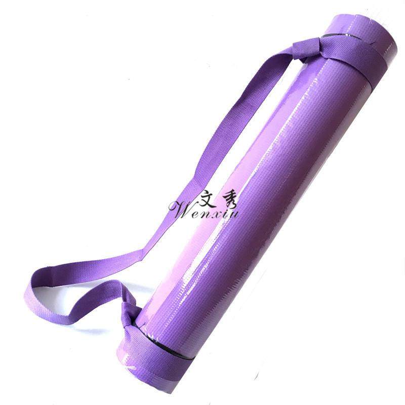 直销新款瑜伽柱背带瑜伽垫捆绳健身垫捆带便携式斜挎带多功能伸张