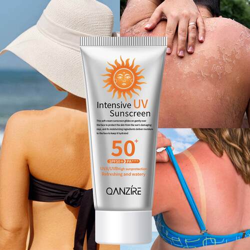 Sunscreen防晒霜SPF50+高倍防晒乳霜防紫外线防汗军训