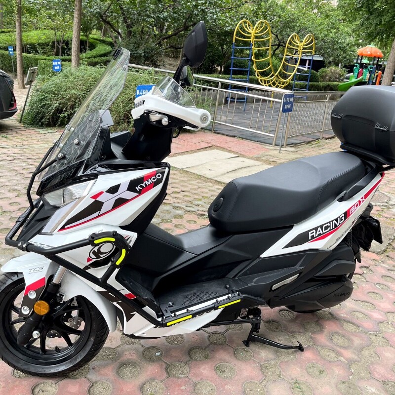 适用于光阳RACING150X改装RKS拉花版花防水贴纸贴花版画防晒踏板