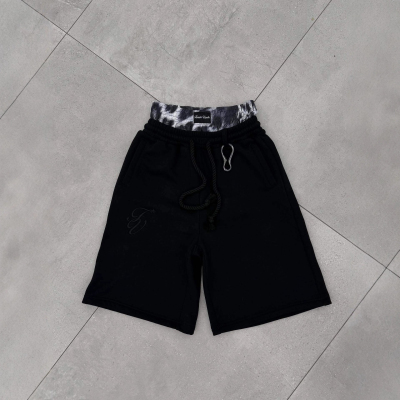 欧美风跨境双腰头七分短裤高街潮牌短裤男Double-waisted shorts