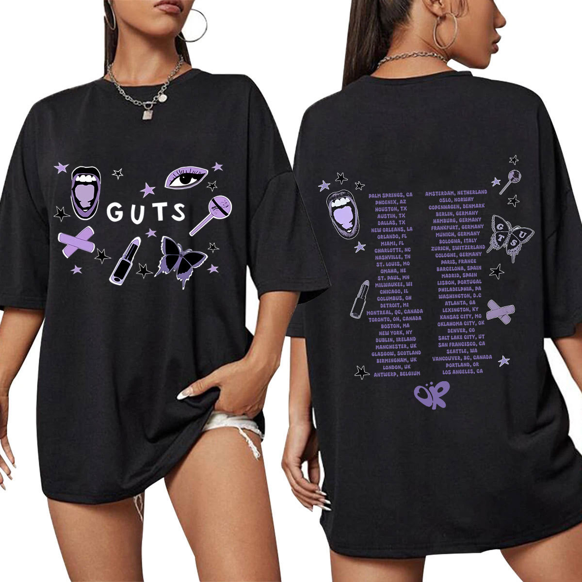 世界巡演T恤演唱会应援服潮流T恤