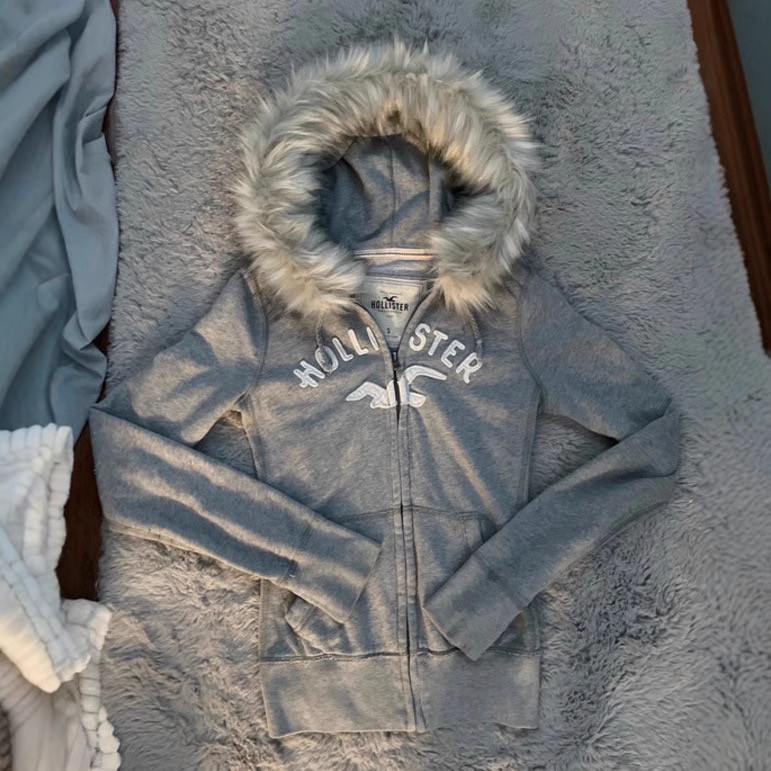 美式复古Vintage中古着加绒加厚连帽卫衣女冬季开衫外套上衣毛领,女装/女士精品,卫衣/绒衫,淘宝优惠券,粉丝福利购,淘宝优惠卷