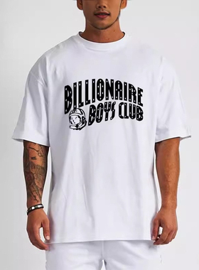 Billionaire Boys Club潮牌美式休闲宽松短袖T恤男女情侣款上衣
