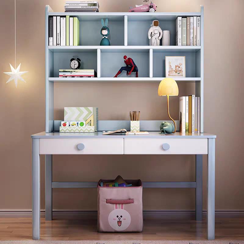 实木电脑桌台式家用初中生学习桌小学生写字桌男孩子女孩儿童书桌