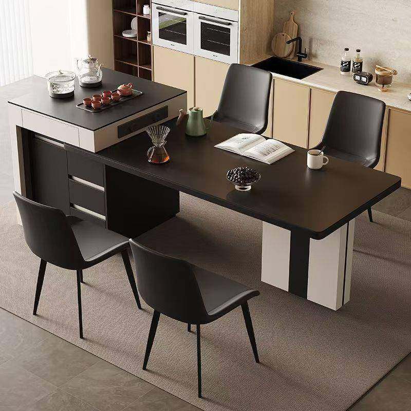 伸缩岛台餐桌一体实木现代简约岩板中岛家用多功能小户型吃饭桌子,纺织面料/辅料/配套,纺织机械配件,淘宝优惠券,粉丝福利购,淘宝优惠卷