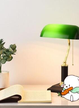 民国风道具老式绿色银行护眼台灯欧式复古书桌客厅卧室床头灯包邮