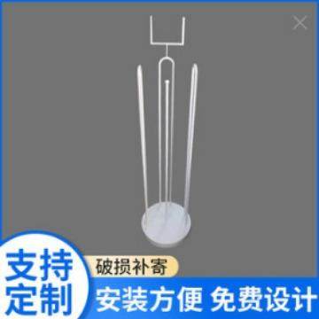 优品商场超市百货店u型头枕架枕头展示架白色黑色枕头收纳架
