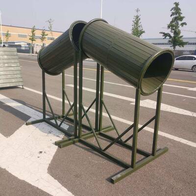 大型组合训练军犬器材训狗神器高低移动钢木结合装备