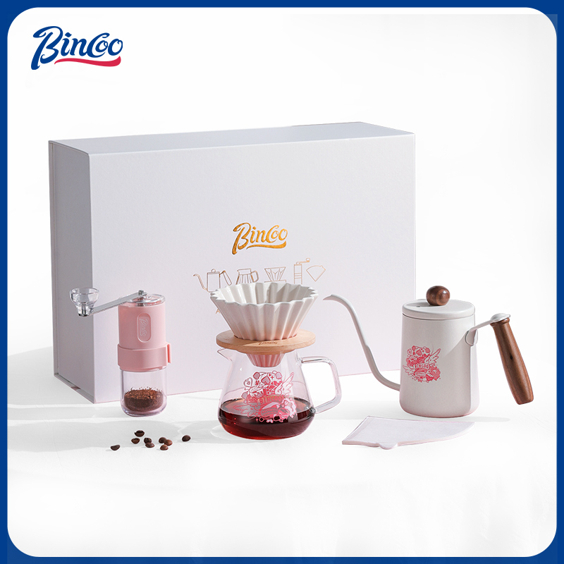 Bincoo【节日送礼】手冲咖啡壶礼盒套装分享壶手磨咖啡机全套礼物