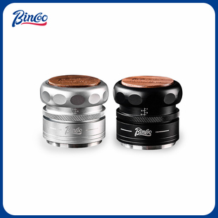 Bincoo闪电弹力压粉锤慢回弹螺纹底水平恒定意式咖啡机压粉器58mm