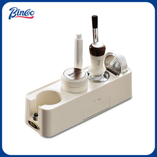 Bincoo压粉器底座布粉器三件套意式咖啡机压粉锤51/58mm咖啡器具