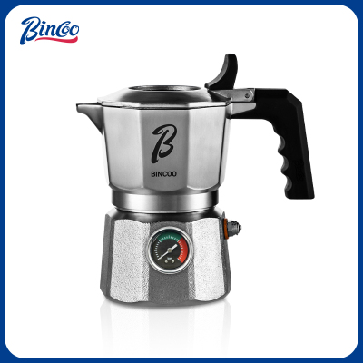 Bincoo三阀不锈钢摩卡壶煮咖啡壶家用小型意式萃取咖啡机手冲套装