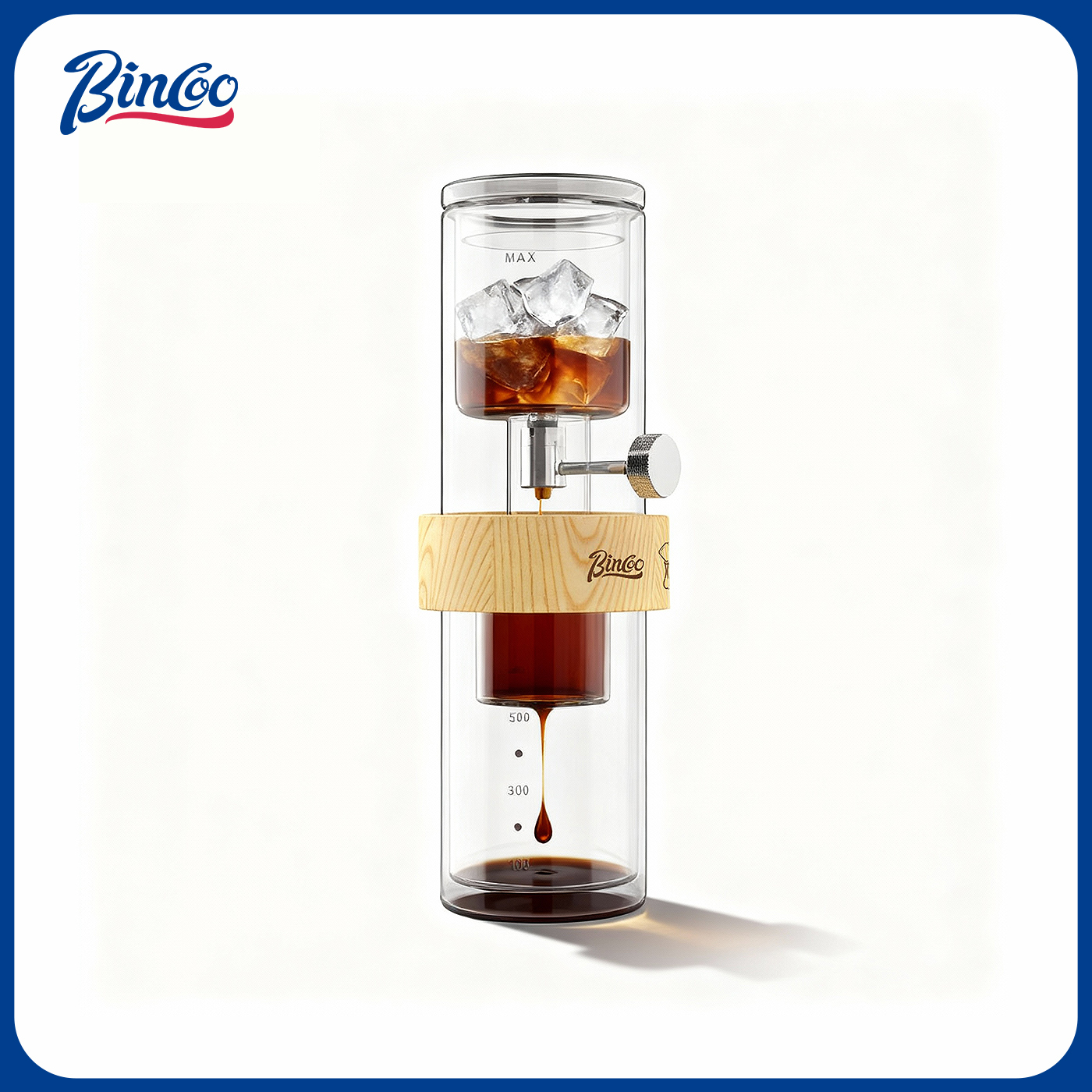 Bincoo冰滴咖啡壶双层玻璃家用滴漏冷萃咖啡大容量冰酿冰萃咖啡机
