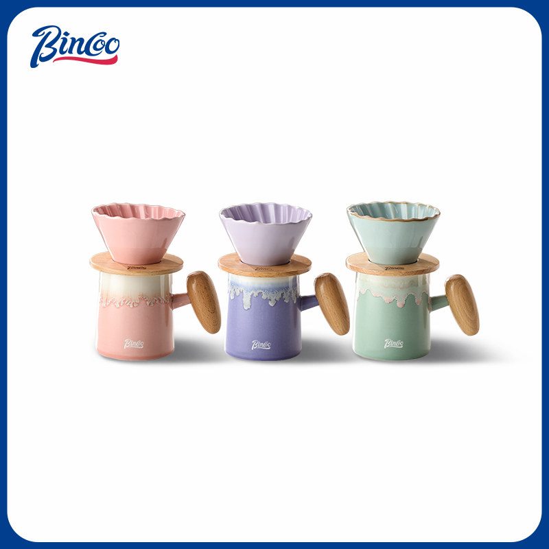 Bincoo手冲咖啡壶套装陶瓷过滤分享壶咖啡器具全套家用手磨咖啡机,餐饮具,咖啡壶,淘宝优惠券,粉丝福利购,淘宝优惠卷