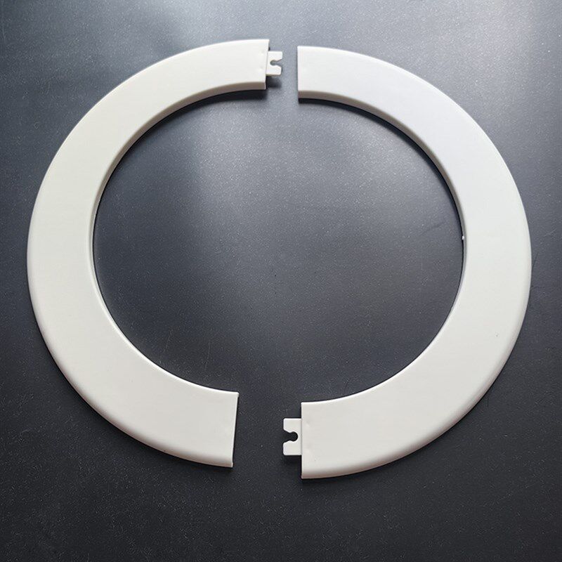 热销抽油烟机装饰盖排烟管圆形塑料烟道口装饰遮挡罩厨房悬吊式天