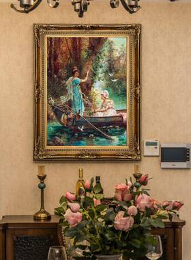 汉兹卡世界名斯油画DY641604美欧式神话古典人物客餐厅查关装饰艺