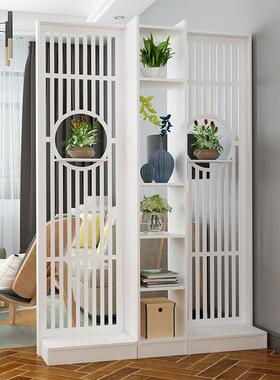 办公室风简约置物架柜客厅公室入进门中式屏办公KG-60761新现代隔
