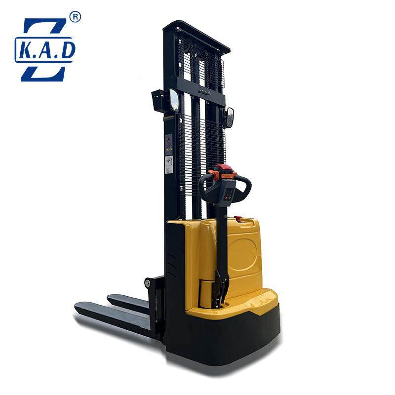 步行式全无品牌/动电动动半自动堆高车电升高车小型仓储电堆垛1车