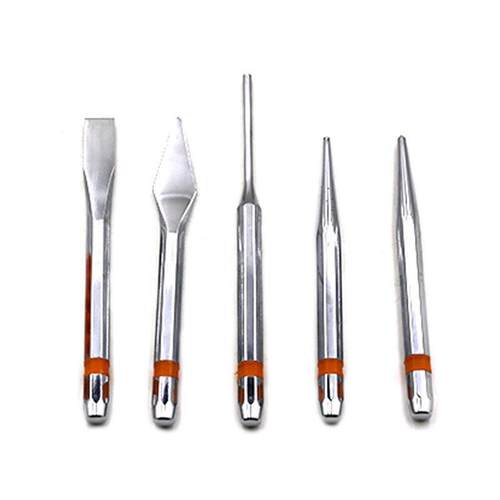 W2ED2872O维工厂直供5件套样冲中心度冲圆锥冲销冲钎扁头凿872