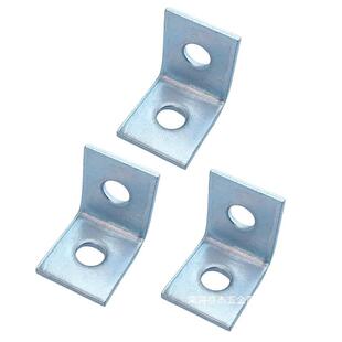 镀锌型钢两孔角码9470度直连接件L角支架加厚固定件型圆孔镀锌角C