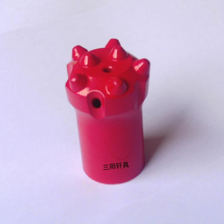 隧阳道施头工齿用扁齿钎山东球钻头钎WTJ头谷梅花钻头耐磨型