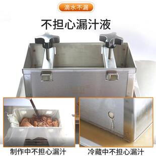 肉具模盒不锈钢砖04加厚熟RJU肉冻肉定压型火腿模具压肉器