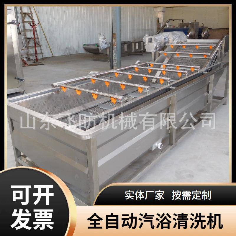 麻椒脱盐机 银耳气泡清洗机 小白菜清洗机器 连续式汽浴清洗设备