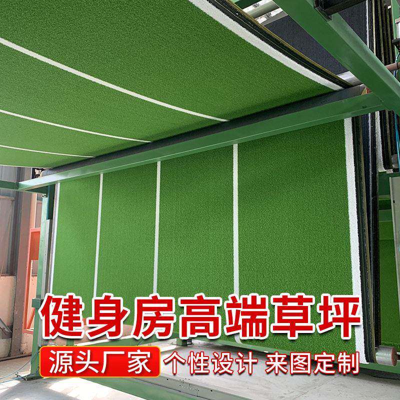 健身房私教草坪定制白线跑道刻度草室内外果绿色曲丝草门球草工厂