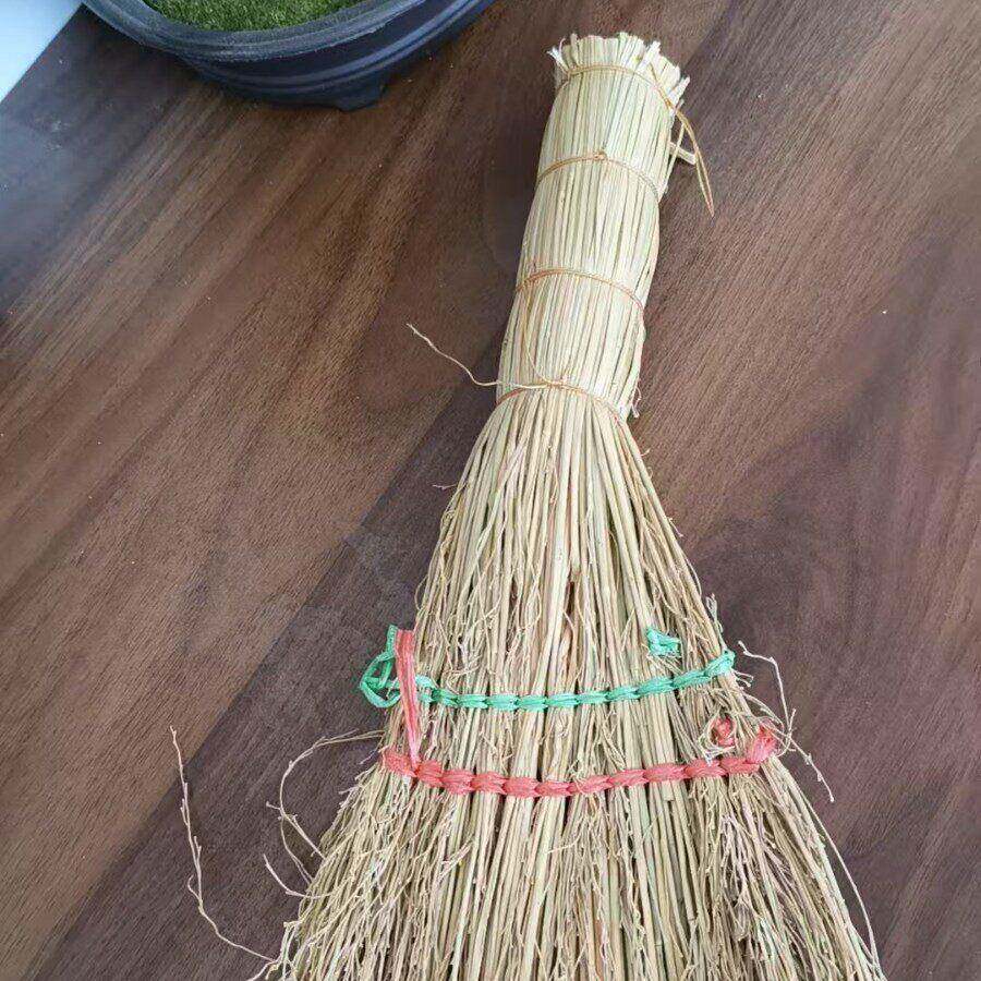 跨境现货短柄木杆粱苗小笤帚沙发桌面案板打扫老式软扫把家用