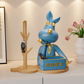 钥匙收纳摆件欢迎回家入户玄关鞋 柜客厅置物轻奢高档装 饰乔迁礼物